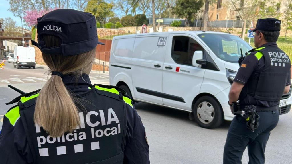 Imagen de archivo de un control de la Policía Local de Llinars del Vallès