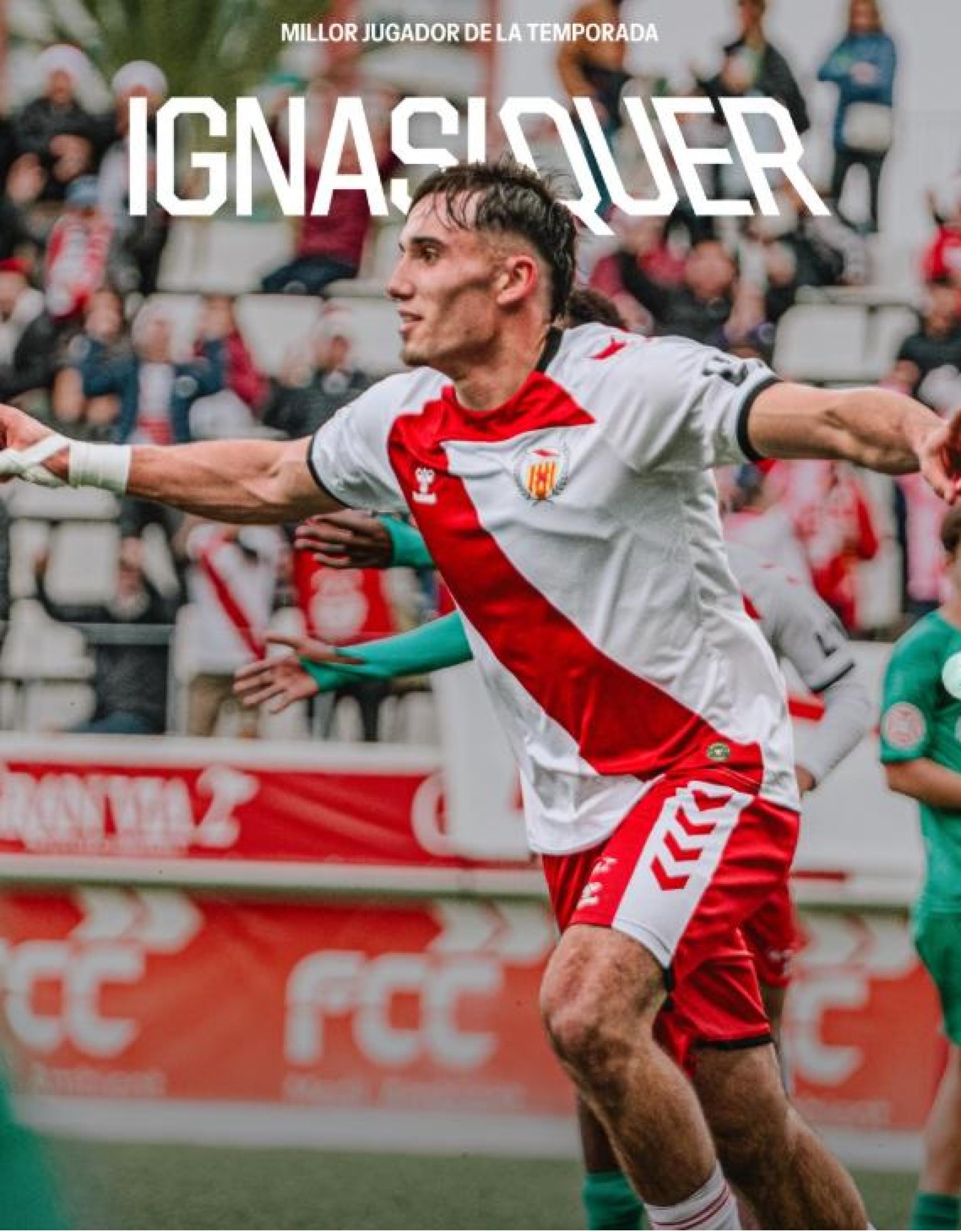 Ignasi Quer, nombrado mejor jugador de la temporada en el CE L'Hospitalet