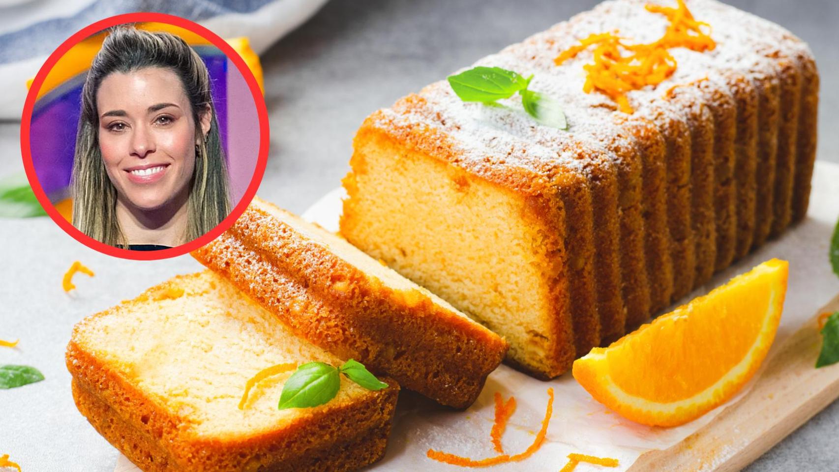 Marta Sanahuja y bizcocho de naranja