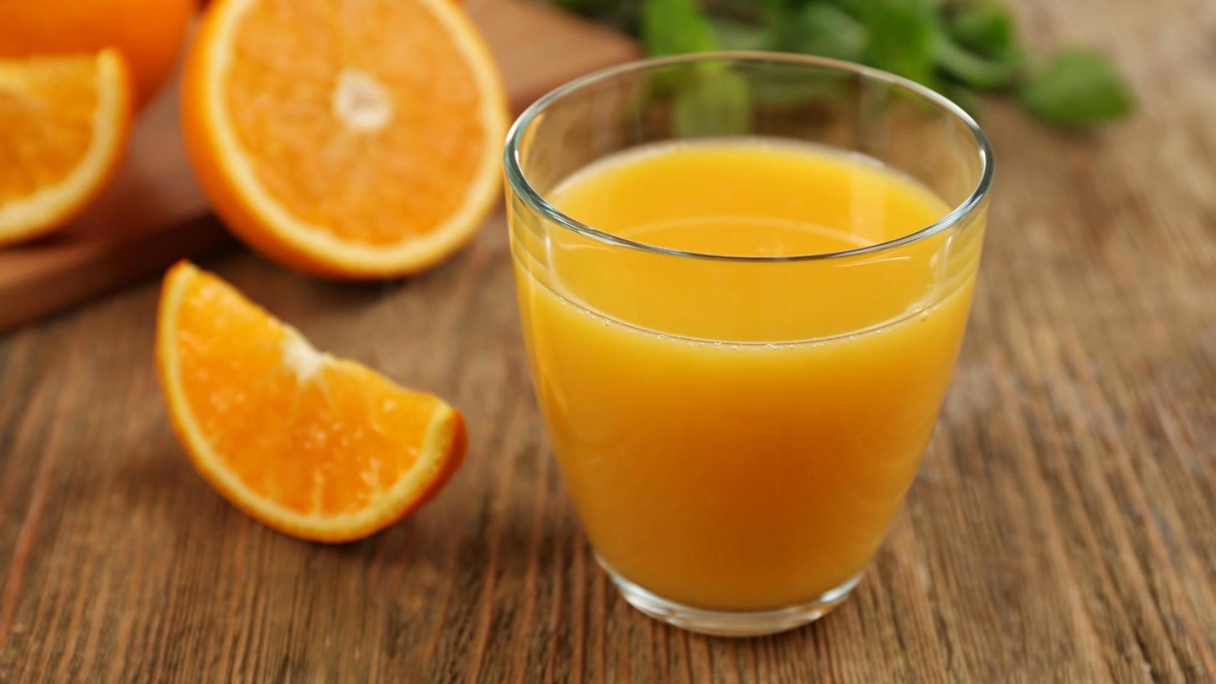 Vaso de naranja