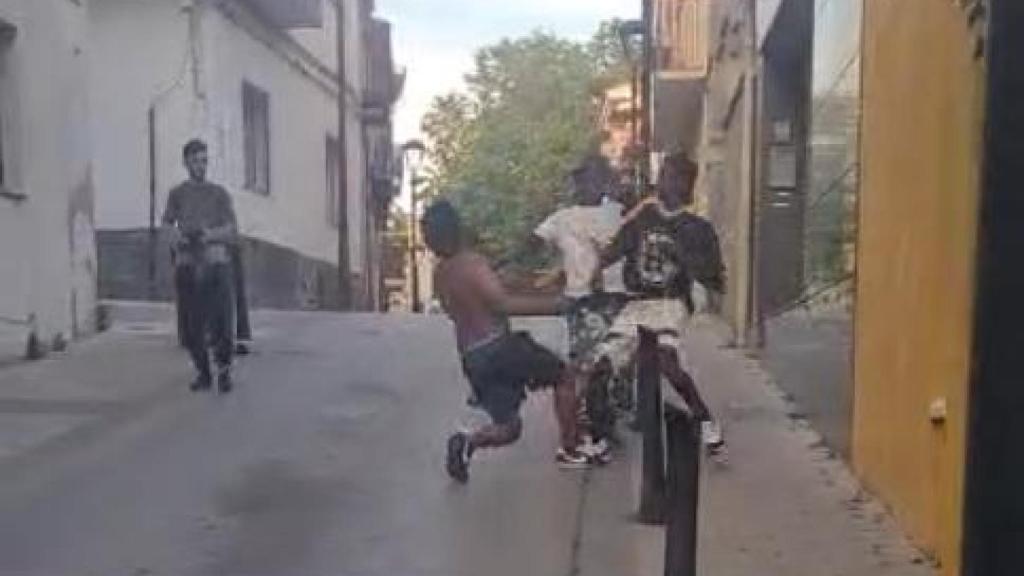 Captura de pantalla del vídeo de l'agressió