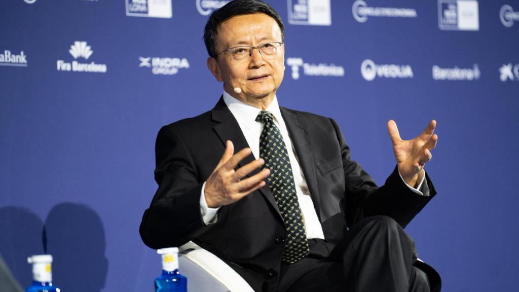 Jia Qingguo, membre del principal òrgan consultiu polític del Partit Comunista Xinès, al Cercle d’Economia de Barcelona