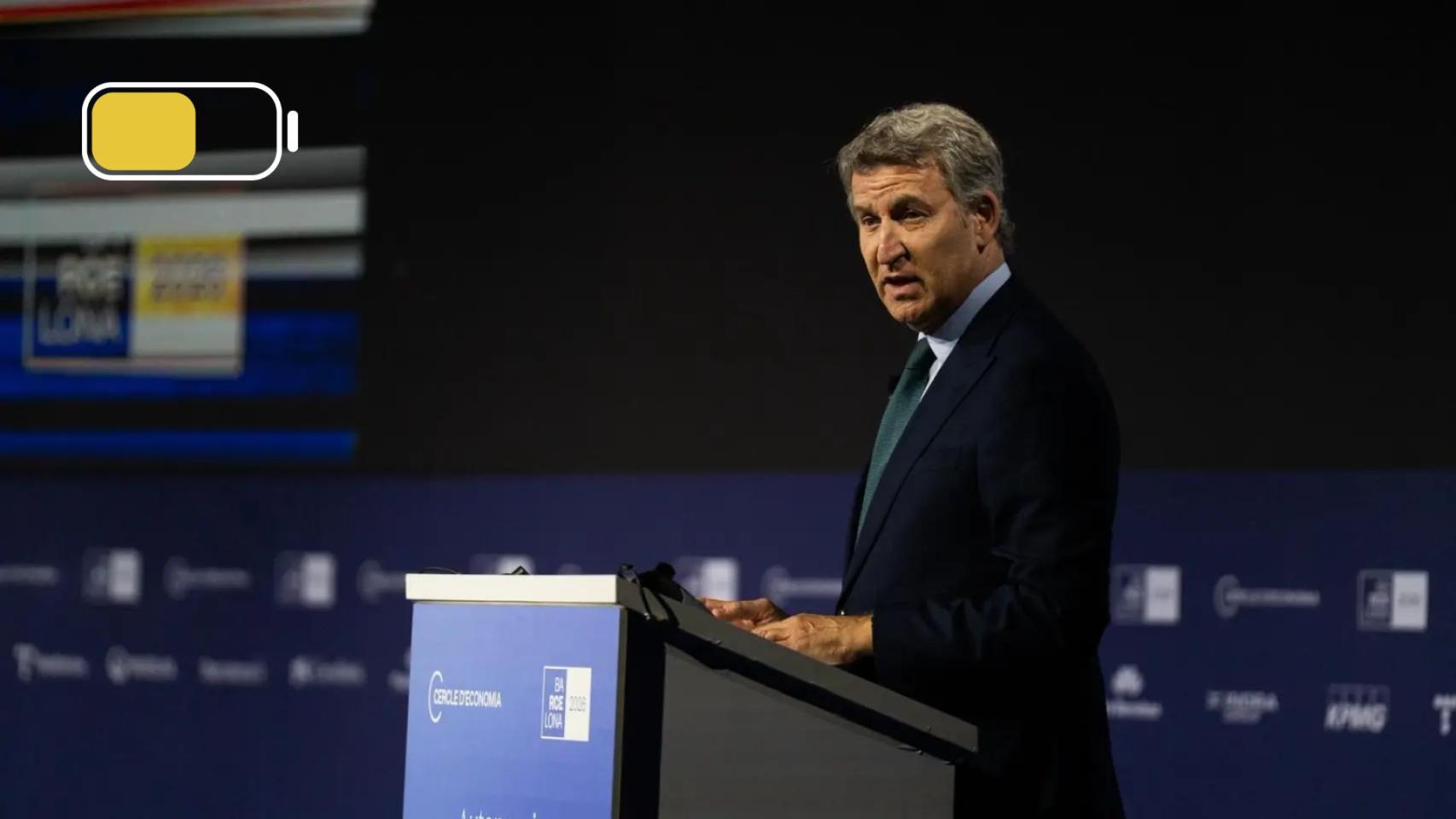Alberto Núñez Feijóo, líder del PP