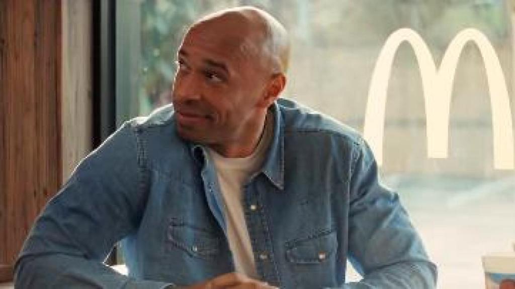 Thierry Henry a l'anunci de McDonald's per la Copa del Món