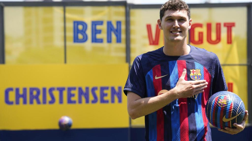 Andreas Christensen, orgulloso en su presentación como nuevo jugador del Barça