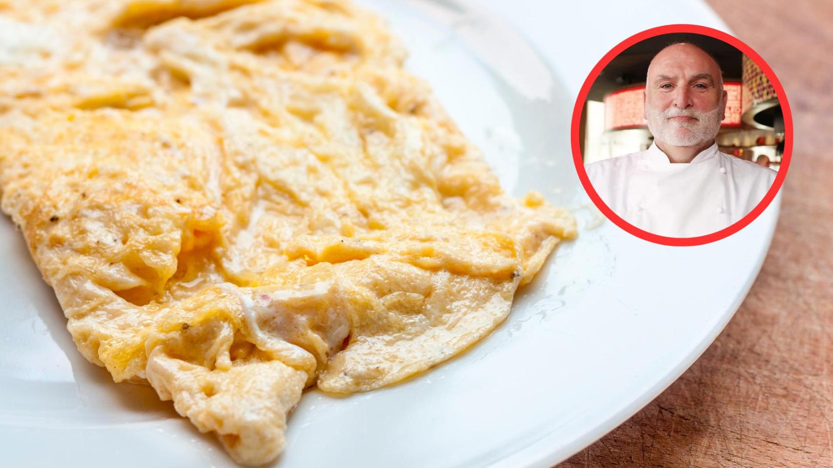 José Andrés y tortilla francesa