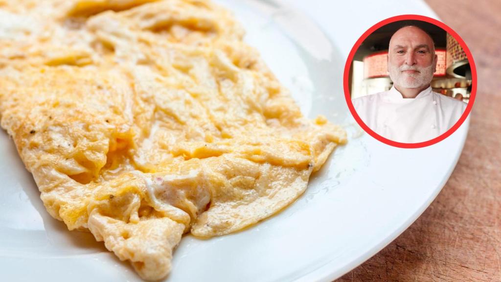 José Andrés y tortilla francesa