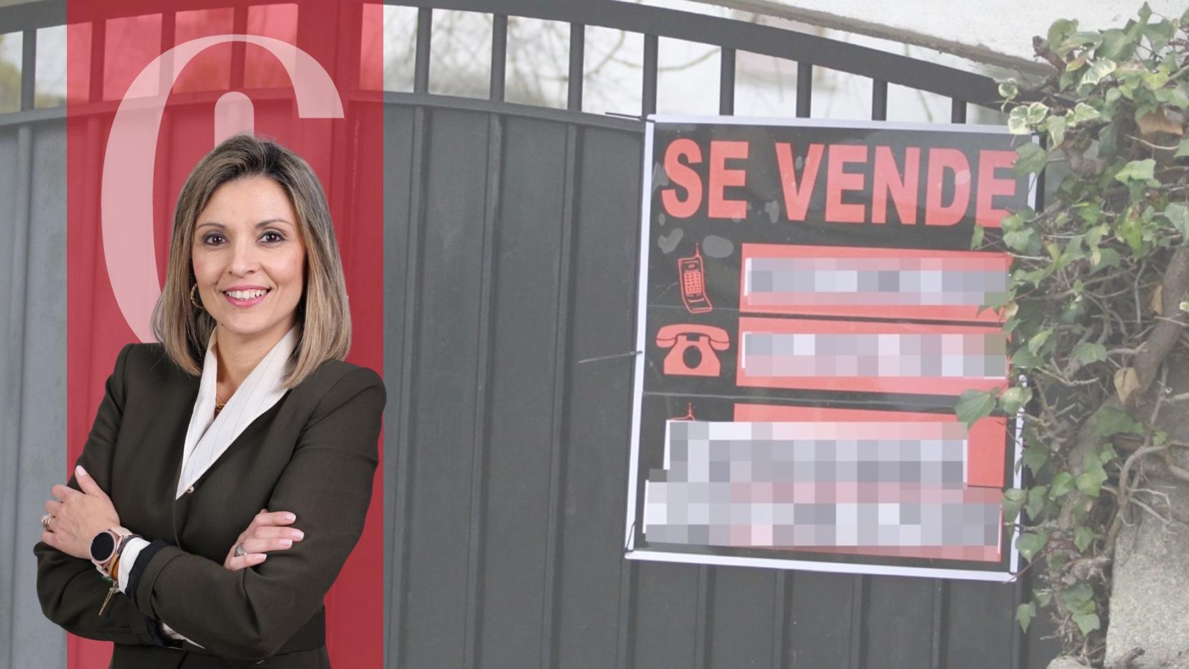 Lorena Zenklussen y una propiedad en venta