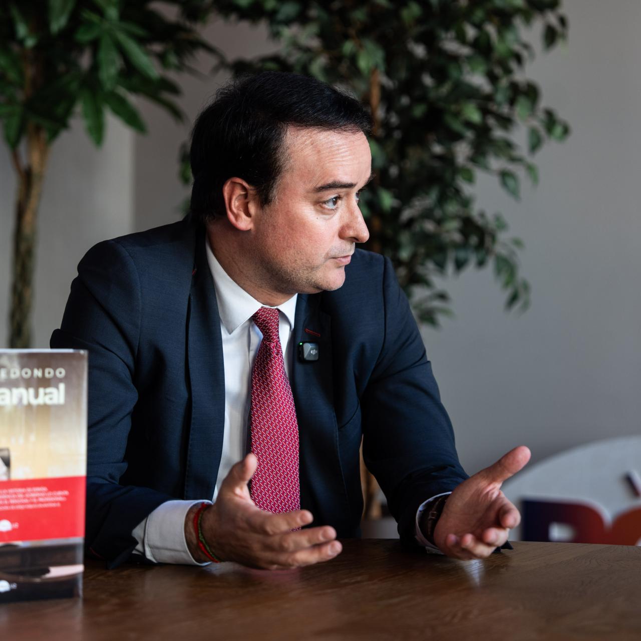 El consultor político Iván Redondo, en la sede de 'Crónica Global'
