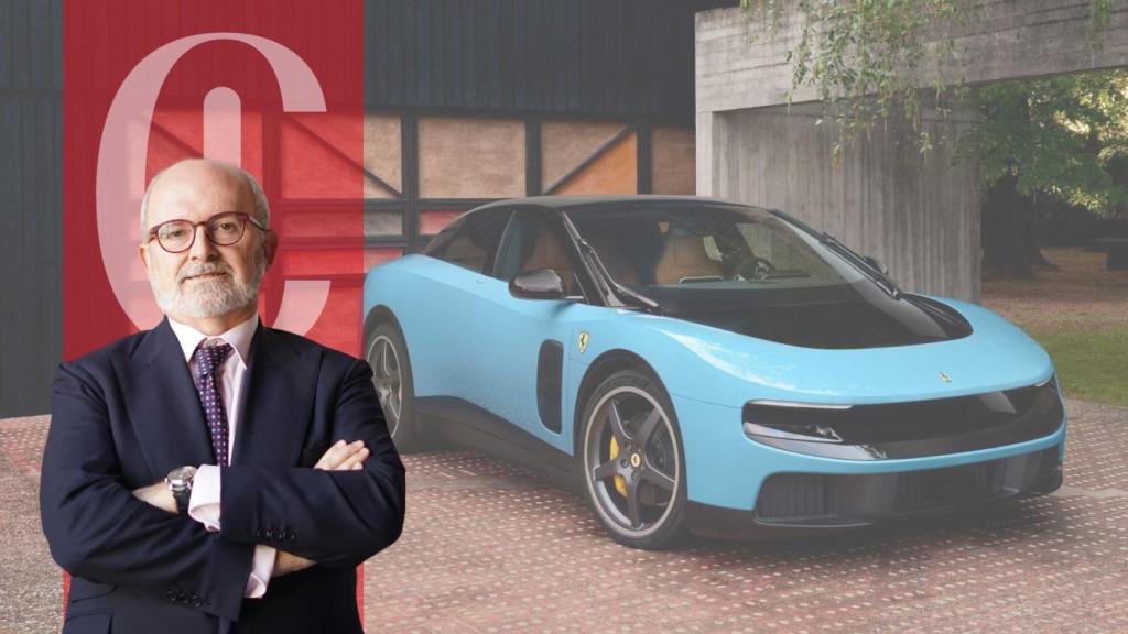 José Antonio Bueno y el nuevo Ferrari Luce