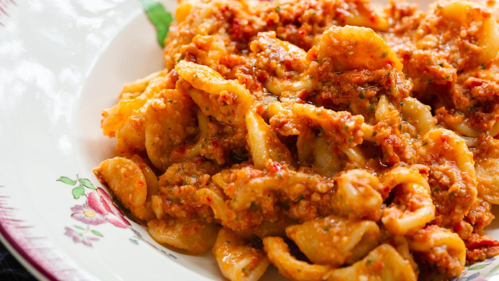 Pasta a la boloñesa