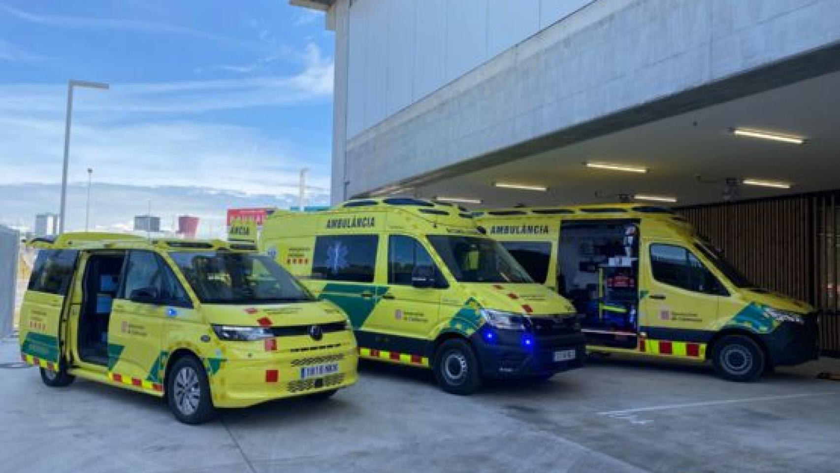 Las nuevas ambulancias del SEM, al inicio del servicio