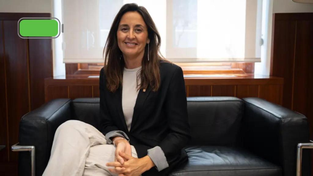 La 'consellera' de Educación de la Generalitat de Cataluña, Esther Niubó, en una entrevista con Crónica Global
