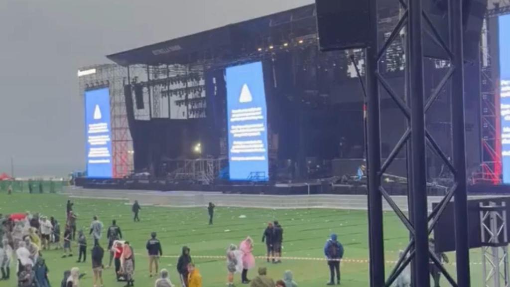 Caos en el Primavera Sound: varios conciertos suspendidos por la lluvia y la caída de una pantalla
