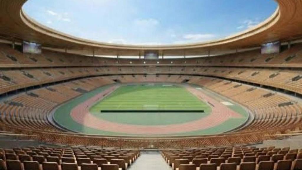 Un render del Trong Dong Stadium, al Vietnam