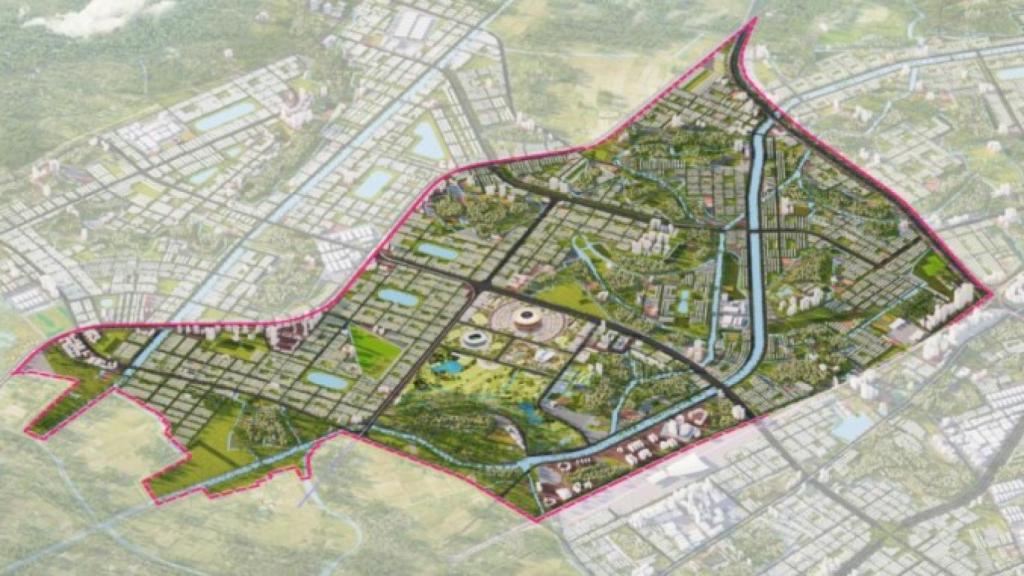 Un render de l'Olympic Sports City, al Vietnam