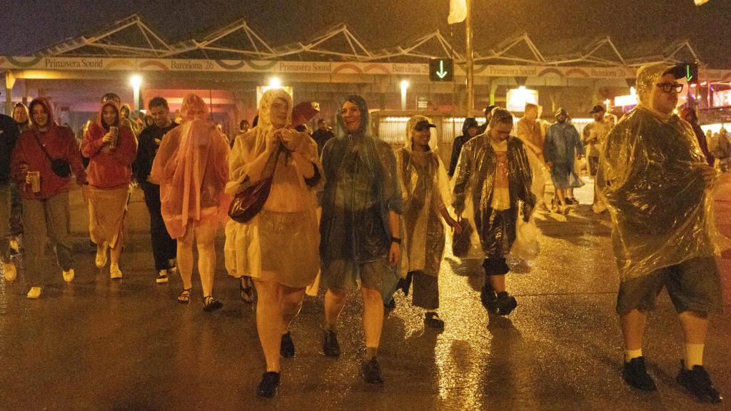 Gente saliendo del recinto del Primavera Sound