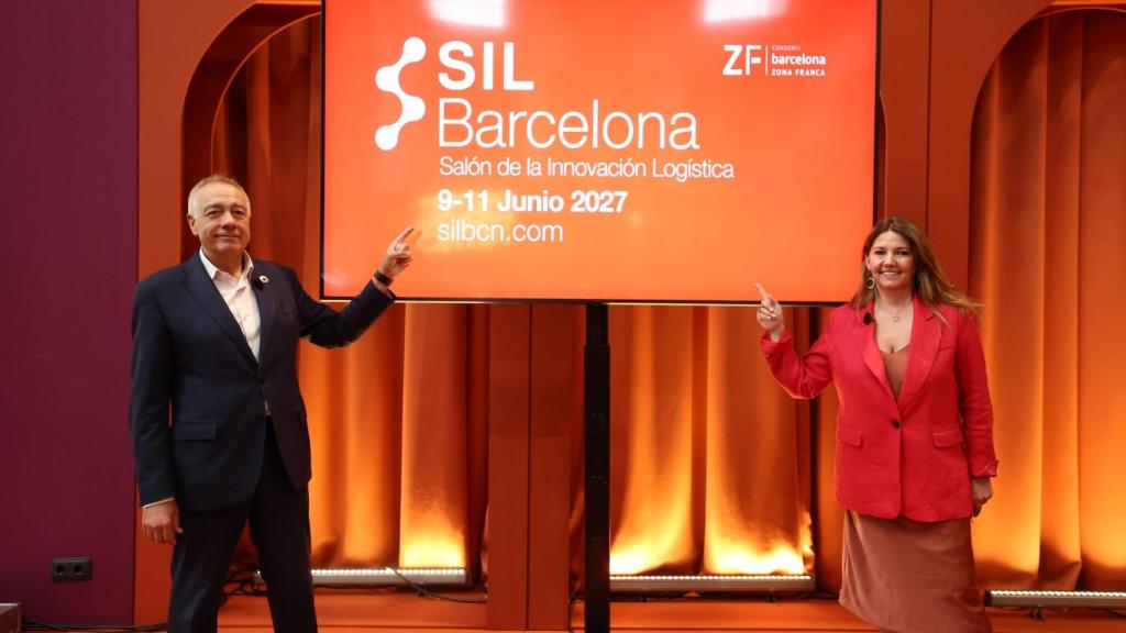 (e-d) El president de SIL, Pere Navarro, i la directora general de la institució, Blanca Sorigué