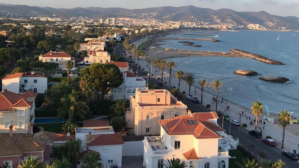 Platja de Terramar a Sitges