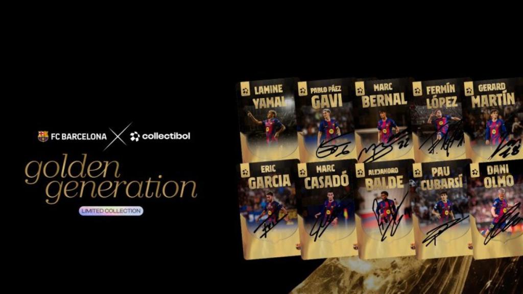 Las cartas del Barça de 'La Generación Dorada', en colaboración con Collectibol