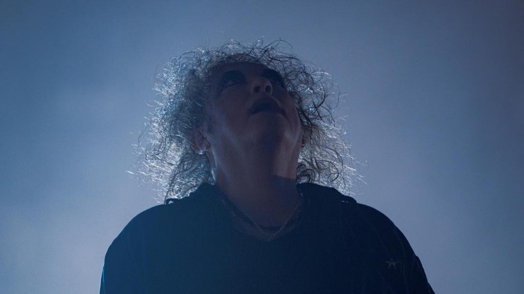Robert Smith, cantante de The Cure, en el Primavera Sound