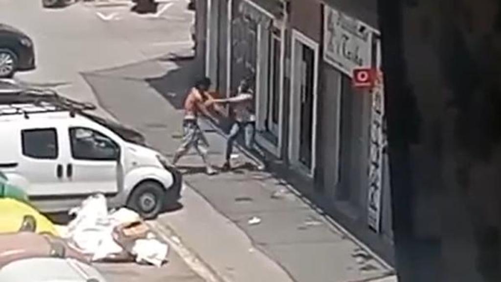 Pelea en Badalona