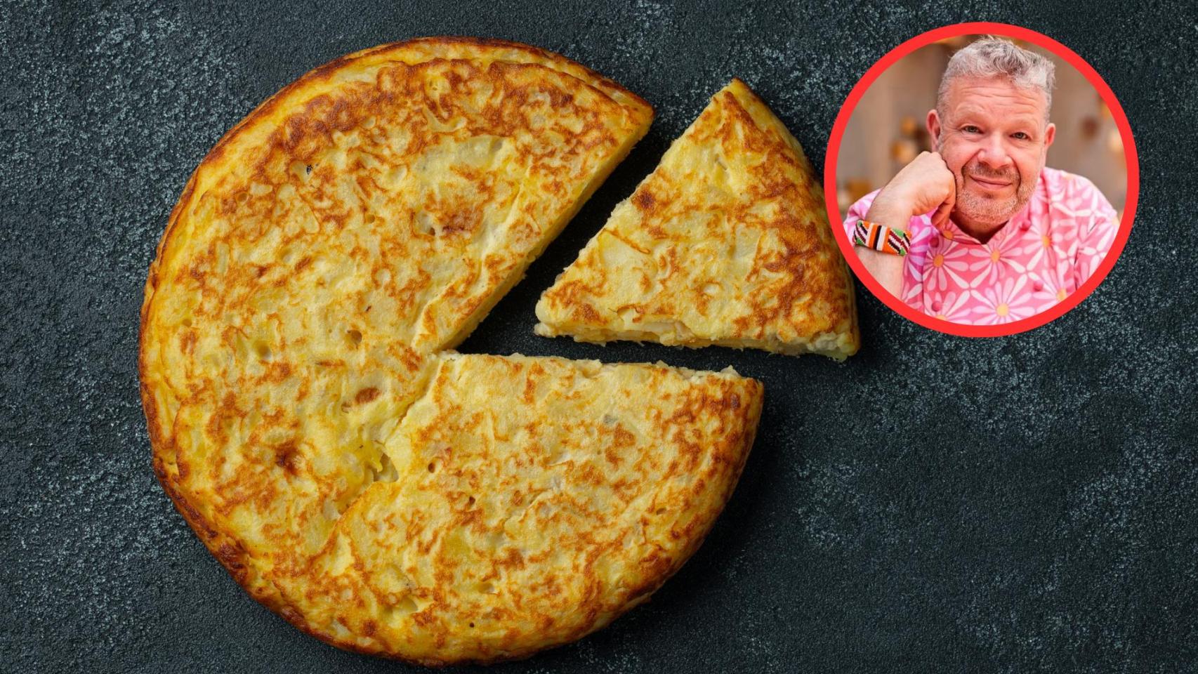 Alberto Chicote y tortilla de patatas