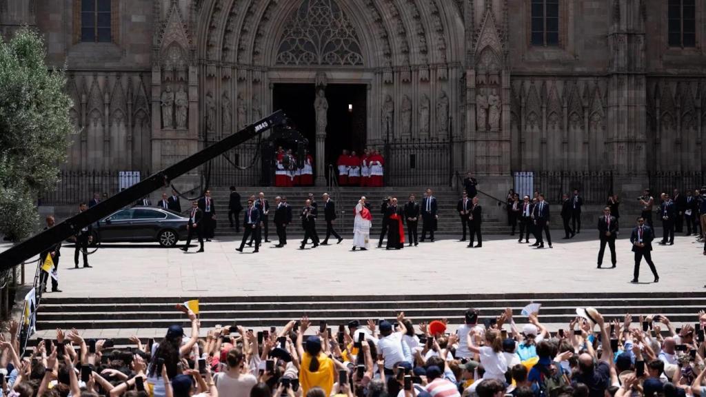 El Papa en la Catedral de Barcelona