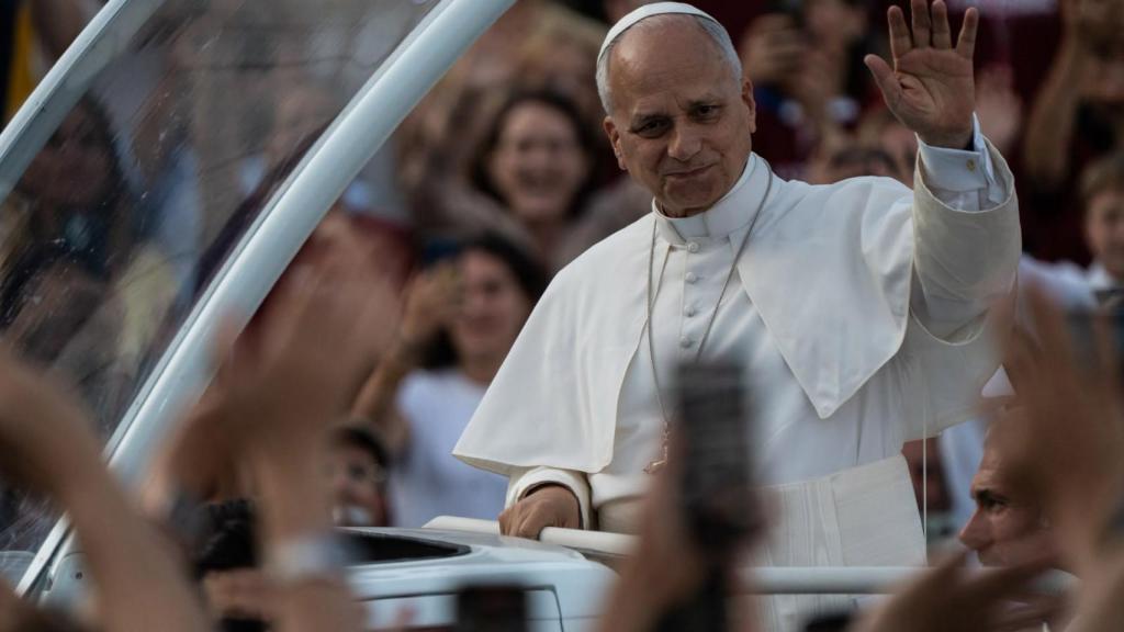 Vígilia del Papa Leon XIV en el estadi LLuís Companys