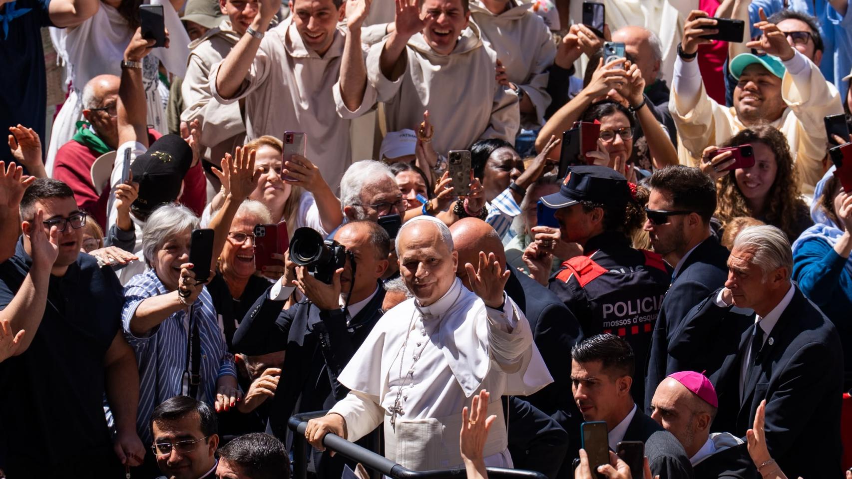 El Papa llega a Montserrat