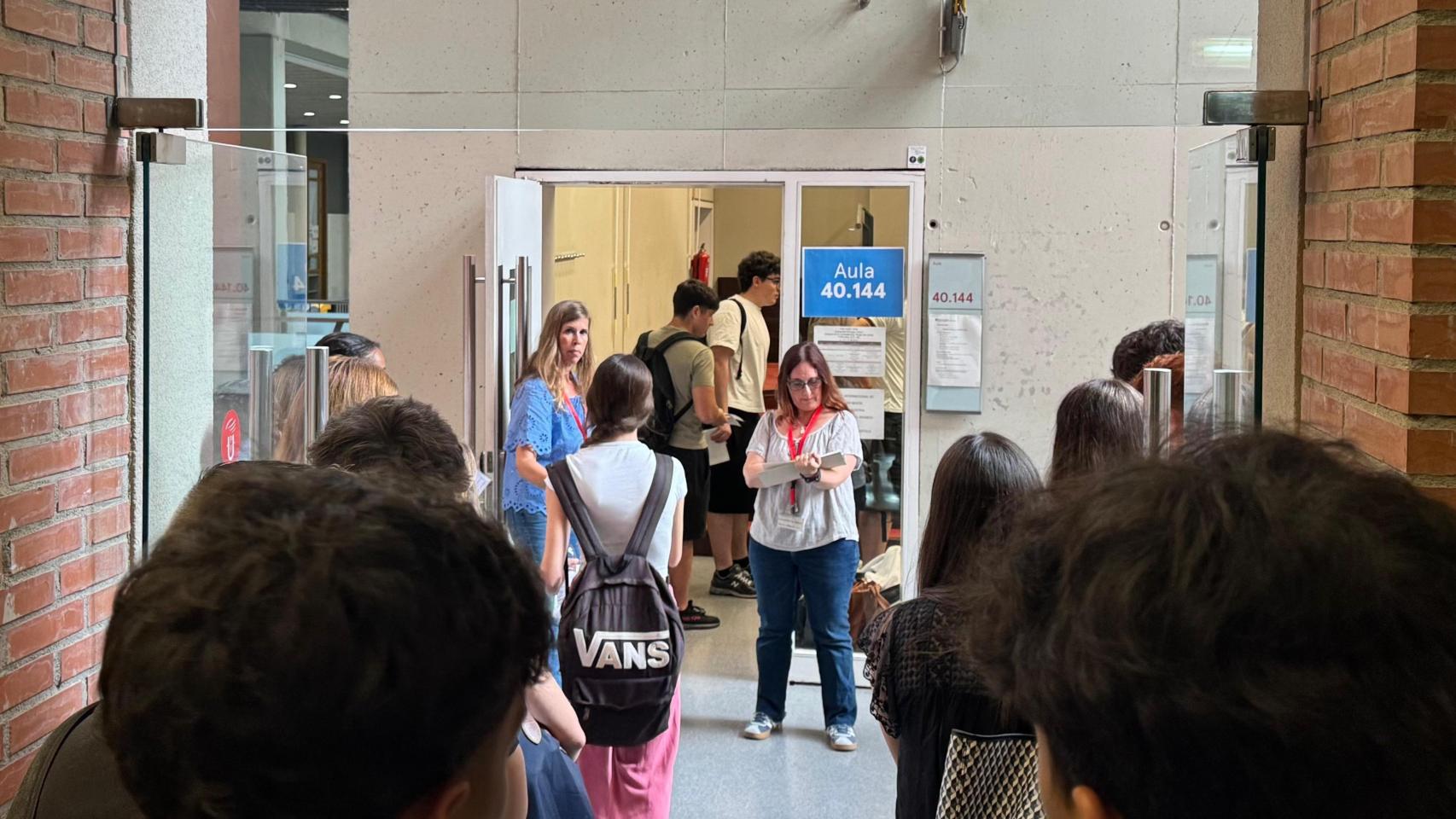 Alumnos que se presentan a las PAU