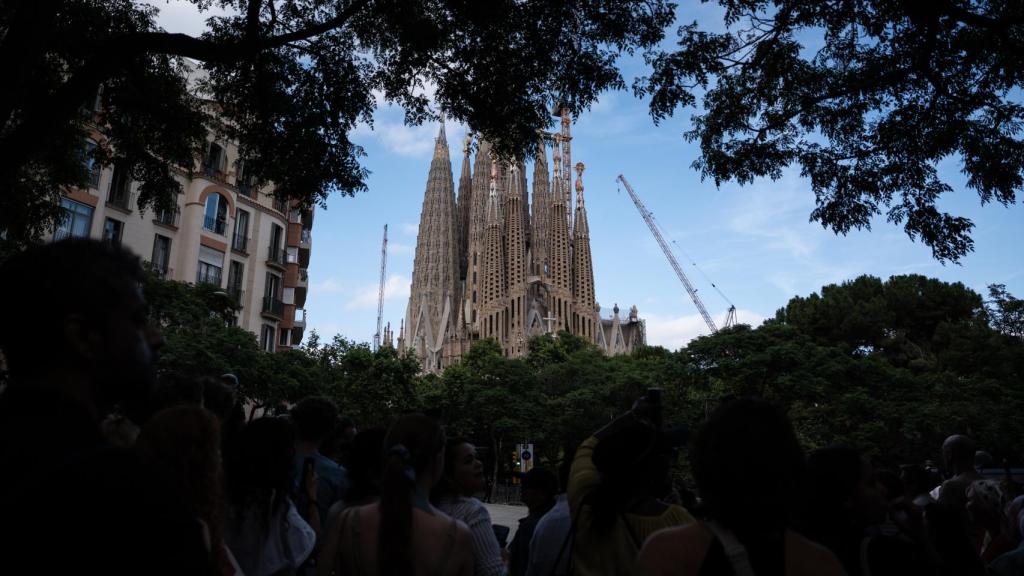 Imagen de la Sagrada Familia antes de la eucaristía con el Santo Padre