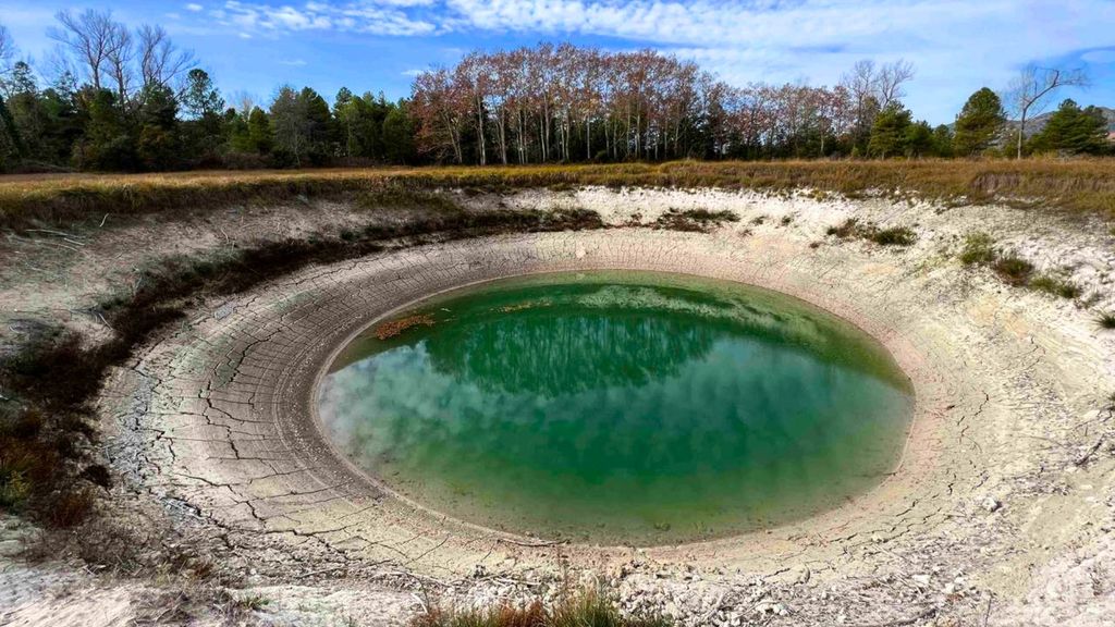 Un volcà d'aigua al Pallars