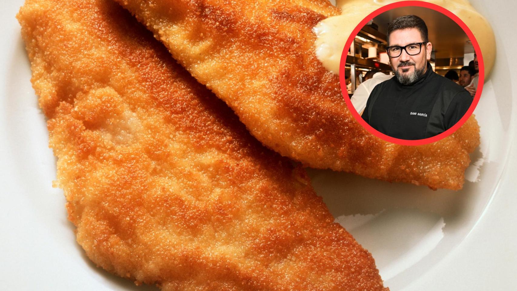 Dani García y milanesa de pollo