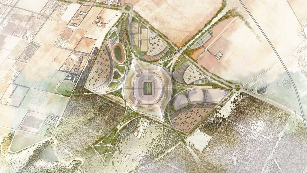 Un render de la Morocco Sports City