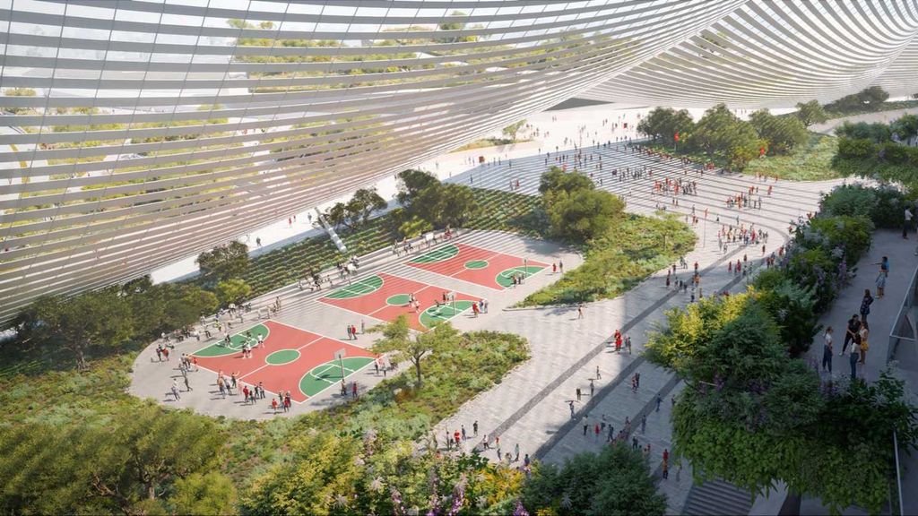 Un render de les instal·lacions de la Morocco Sports City