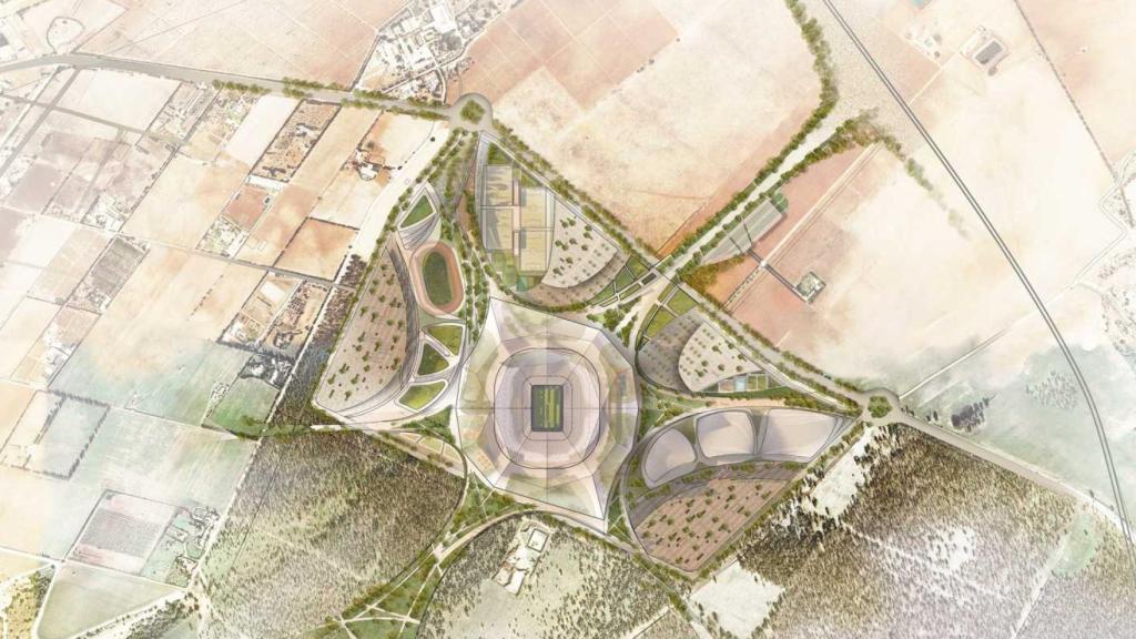 Un render de la Morocco Sports City