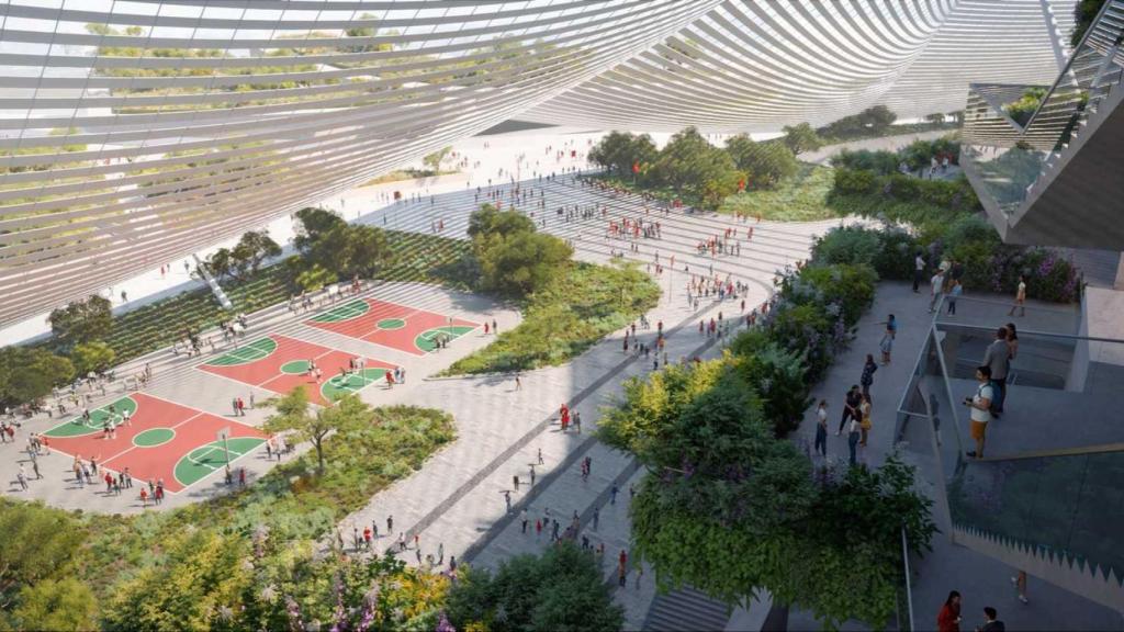 Un render de las instalaciones de la Morocco Sports City