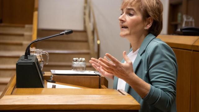 La parlamentaria de EH Bildu Rebeka Ubera. / EP