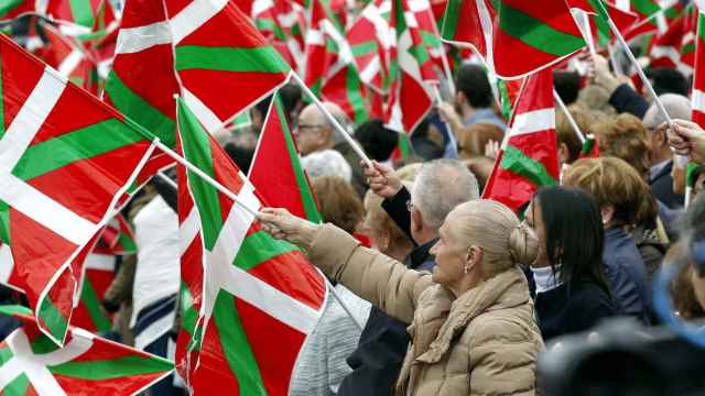 Manifestación a favor de la independencia de Euskadi / EFE