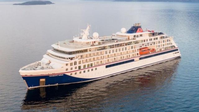 El crucero Hanseatic Inspiration, de la compaa Hapag Lloyd