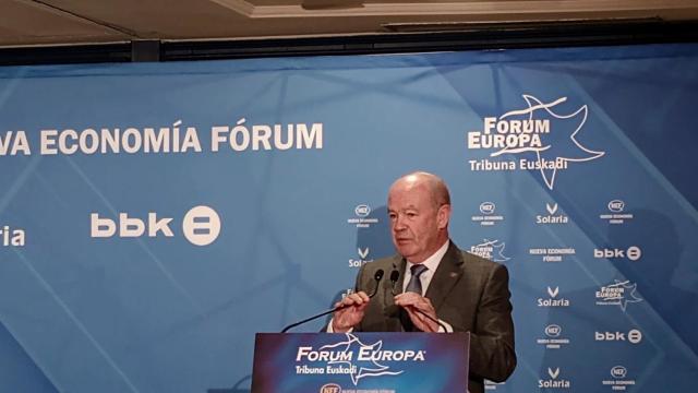 Ricardo Barkala, presidente del Puerto de Bilbao, en un acto de Forum Europa / EP