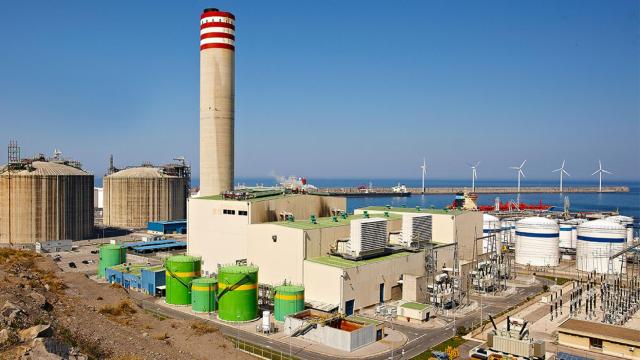 Planta de Baha de Bizkaia Electricidad. / BBE