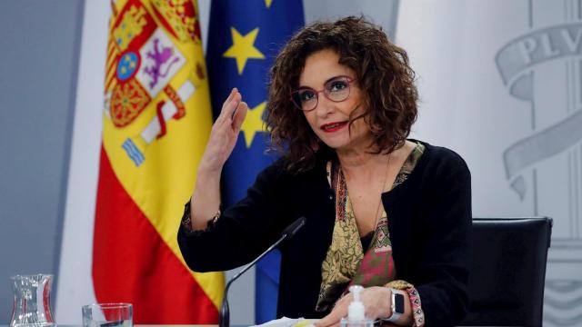 María Jesús Montero, en una comparecencia en Moncloa. / EFE