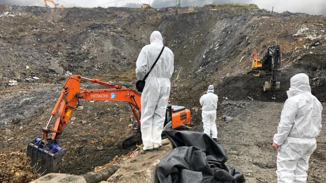 Vertedero de Zaldibar. /Irekia