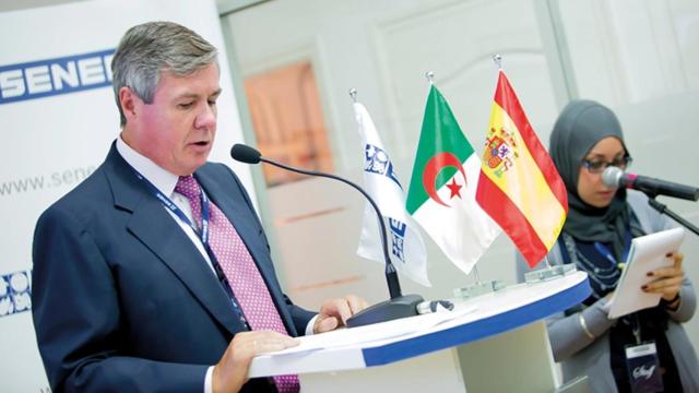 Jorge Sendagorta, durante la inauguracin de un centro operativo en Argel, en una imagen de archivo / SENER