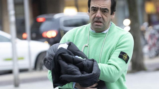 El expresidente de la Real Sociedad Iaki Badiola, a su llegada al Palacio de Justicia de San Sebastin /EFE