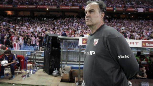Marcelo Bielsa en su anterior etapa en el Athletic. / EFE