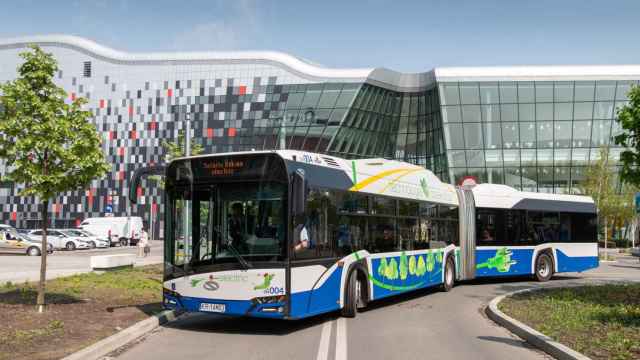 Autobs elctrico de Solaris. / EP