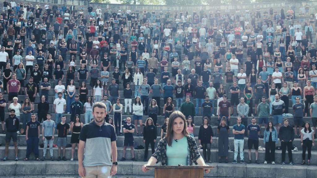 Miembros de GKS en un acto celebrado en San Sebastián